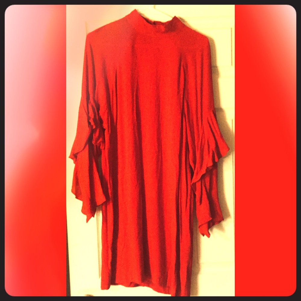 Nice elegant bolero sleeve dress